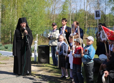 Настоятель Ферапонтова монастыря принял участие в мероприятиях ко Дню Победы