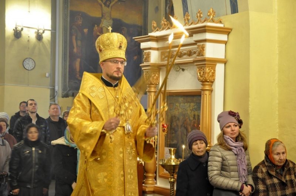 Епископ Флавиан совершил Божественную литургию в годовщину образования Череповецкой епархии