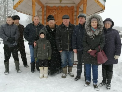 В часовне деревни Минькино Грязовецкого района состоялось богослужение