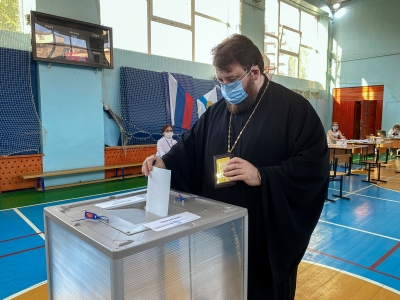 Митрополит Вологодский и Кирилловский Игнатий принял участие в голосовании по внесению поправок в Конституцию