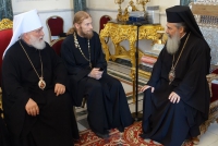 Состоялась встреча Патриаршего Экзарха всея Беларуси и Предстоятеля Иерусалимской Церкви