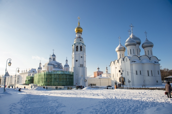 В праздник Крещения Господня митрополит Игнатий возглавил Литургию и впервые за 100 лет совершил чин великого освящения воды в нижнем храме Воскресенского кафедрального собора Вологды