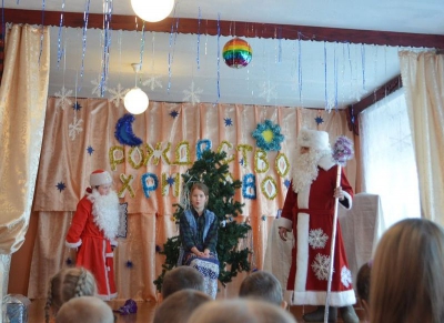 В селе Горицком дети впервые сами подготовили рождественский праздник