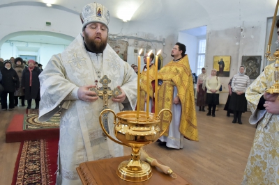 В праздник Крещения Господня митрополит Игнатий возглавил Литургию и впервые за 100 лет совершил чин великого освящения воды в Воскресенском кафедральном соборе Вологды