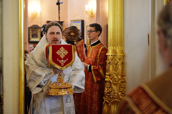 За Литургией в Покровском монастыре г.Москвы была совершена хиротония архимандрита Тарасия (Перова) во епископа Великоустюжского и Тотемского