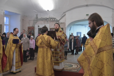 В последний день уходящего года митрополит Игнатий совершил Литургию в Воскресенском кафедральном соборе