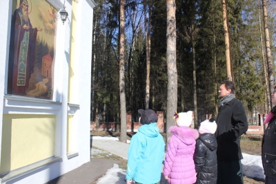 Юные краеведы посетили часовню преподобного Герасима Вологодского