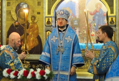 Епископ Флавиан совершил Божественную литургию в день праздника Введения во храм Пресвятой Богородицы