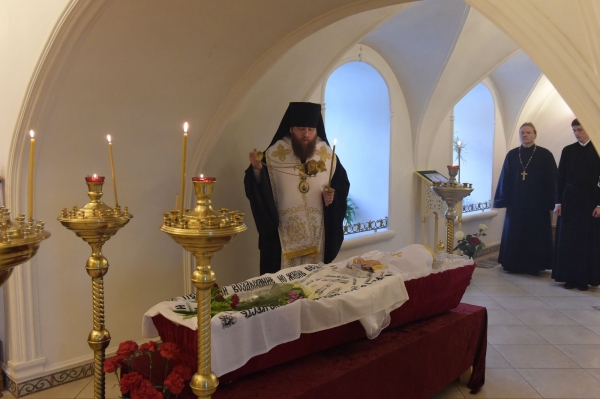 Епископ Игнатий совершил панихиду по новопреставленному протоиерею Серафиму Сотскому