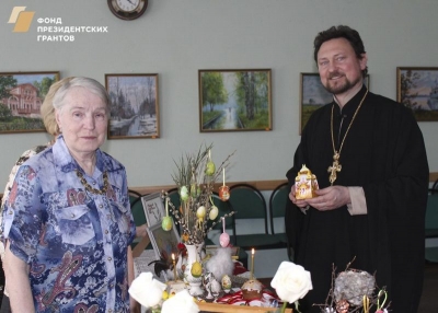 Протоиерей Алексий Сорокин провел беседу о Воскресении Христовом в культурно-досуговом центре &quot;Забота&quot;