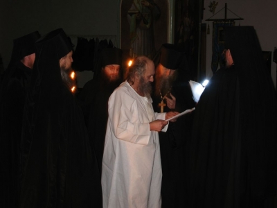 В Павло-Обнорском монастыре состоялся монашеский постриг