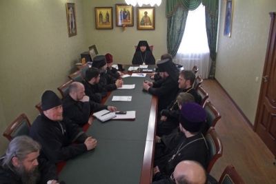 Епископ Флавиан провел заседание настоятелей храмов города Череповца