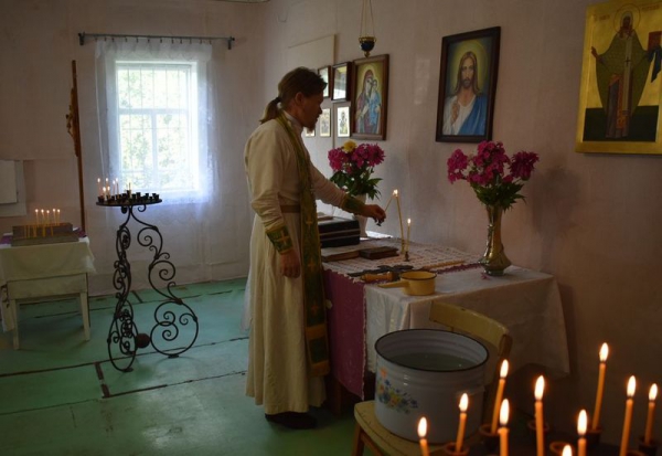 В селе Борисоглебское освятили новую молитвенную комнату