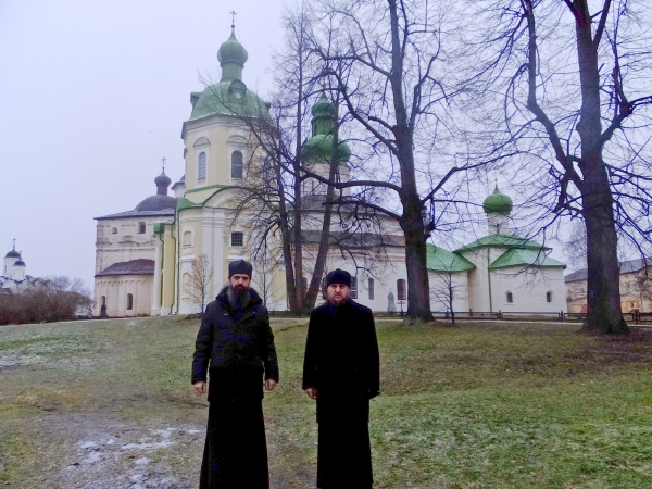 Исполняющий обязанности наместника Кирилло-Белозерского мужского монастыря иеромонах Анастасий (Додарчук) принял дела у игумена Игнатия (Молчанова)