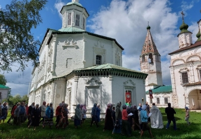 Престольный праздник отметил Сергиевский храм в Дымковской слободе Великого Устюга
