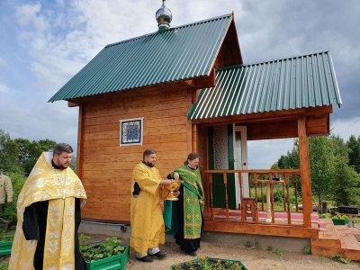 В деревне Бабик состоялось освящение часовни в честь святого Иоанна Предтечи