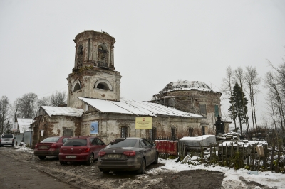 В восстанавливаемой Покровской Слободской церкви произошло обрушение центрального купола