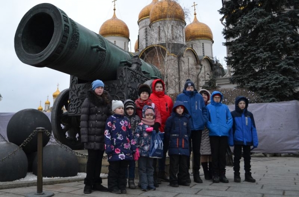 Ребята из воскресной школы села Верховажье побывали в Москве