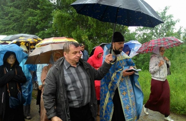 Совершен крестный ход в память Воронинской чудотворной иконы Божией Матери