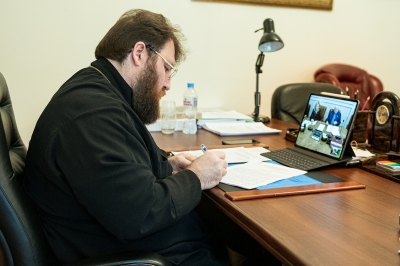 Митрополит Игнатий и В.И. Ресин провели совещание по вопросам проектирования храмов в Москве