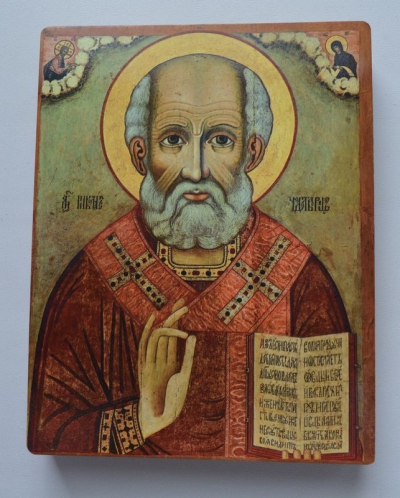 История реставрации иконы святителя Николая Чудотворца