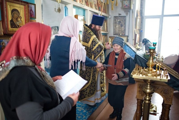 Прихожане Казанского собора города Кириллова познакомились с житием преподобной Марии Египетской