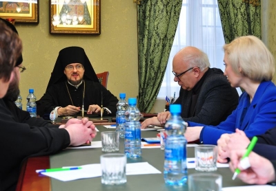 Состоялась встреча епископа Флавиана с руководством Череповецкого государственного университета