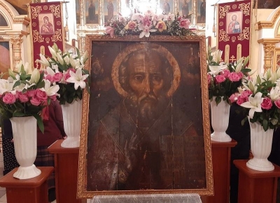 В Воскресенском соборе Череповца почтили память святителя Николая Чудотворца