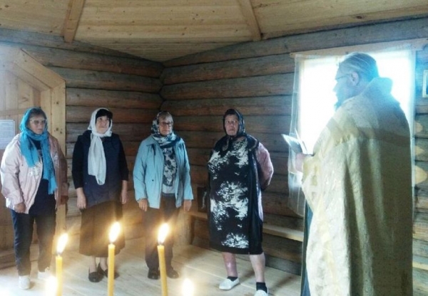 В селе Усть-река освятили часовню