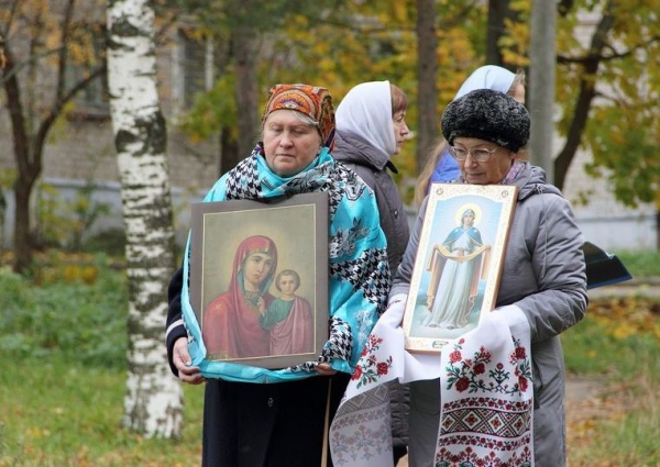 Прихожане Покровского храма  поселка Малечкино отметили престольный праздник