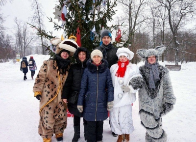 В Череповце прошел фестиваль «Рождественские забавы»