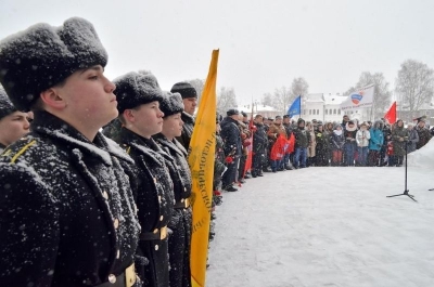 Священник Великоустюжской епархии принял участие в митинге памяти воинов-интернационалистов