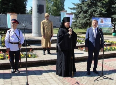 Епископ Тарасий принял участие в открытии праздничных торжеств​ по случаю​ Дн​я​ города​ Великого Устюга​