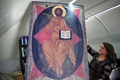 В Казанский собор Кириллова пожертвована икона «Спас в силах»