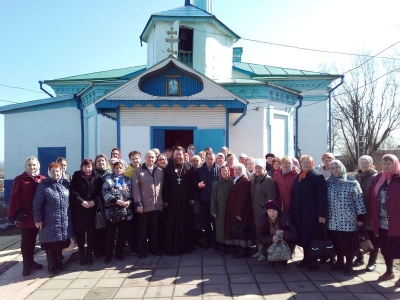 Грязовецкие паломники помолились в храме праведных Иоакима и Анны под Череповцом