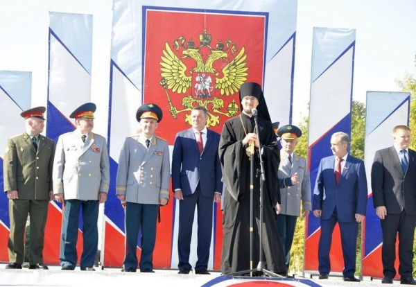 Епископ Флавиан принял участие в мероприятиях по случаю принятия присяги курсантами