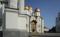 В праздник Собора Московских святых Святейший Патриарх Кирилл совершил Литургию в Успенском соборе Московского Кремля