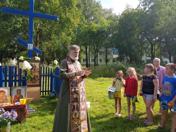 В поселке Непотягово состоялся крестный ход в честь праздника Преображения Господня