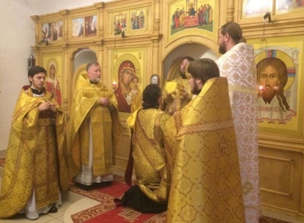 В Вологде в день престольного праздника состоялось великое освящение храма святителя Иоанна Златоуста