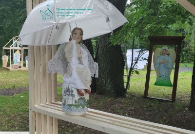 В Спасское-Куркино прошла презентация работ Фестиваля малых архитектурных форм «День Ангела»