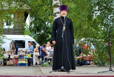 Благочинный Вологодского Северо-Западного округа принял участие в праздновании дня села Кубенское