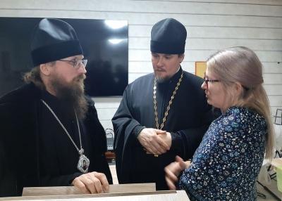 Епископ Игнатий посетил воскресную школу храма преподобного Сергия Радонежского