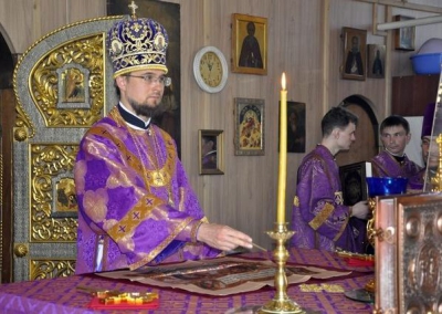 Епископ Флавиан совершил Божественную Литургию в день памяти Марии Египетской