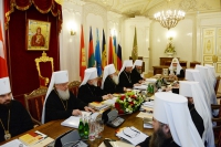 Под председательством Святейшего Патриарха Кирилла состоялось заседание Священного Синода Русской Православной Церкви