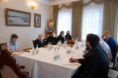 Председатель ФХУ митрополит Игнатий провел совещание по строительству храма на улице Гаражной в Москве
