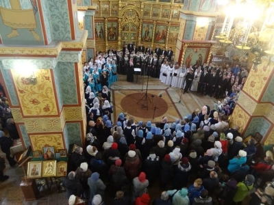 В кафедральном соборе города Череповца состоялся концерт духовной музыки