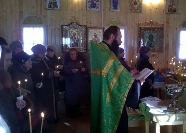 В Преображенском храме села Биряково состоялся молебен