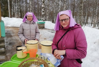 В преддверии Великого поста сестры милосердия Сергиевского храма провели ряд благотворительных мероприятий