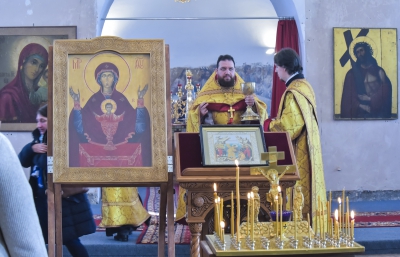 Чудотворная икона Пресвятой Богородицы &quot;Неупиваемая чаша&quot; доставлена в Вологду