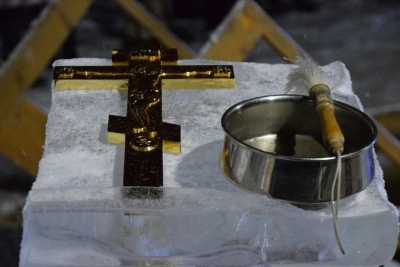 В Великоустюжской епархии освятили иордани в праздник Крещения Господня